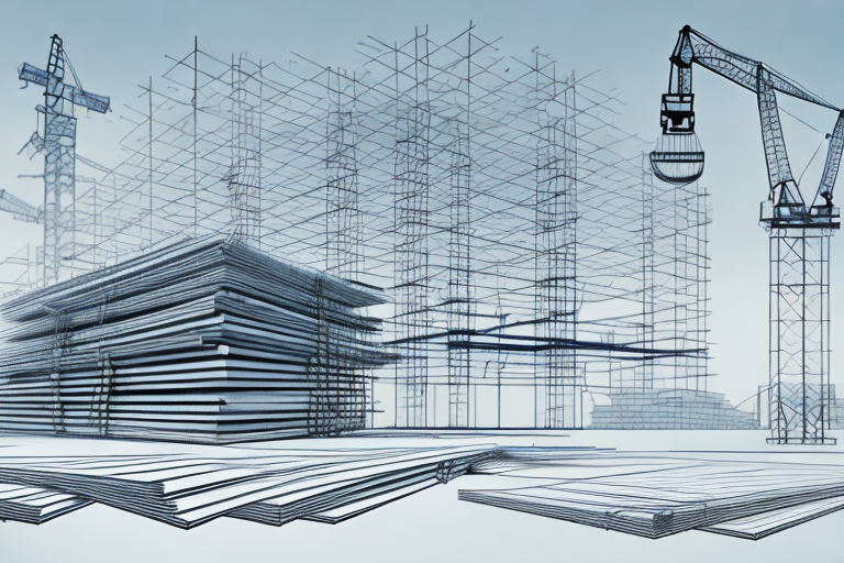 Scaffolding plan for a building